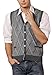 Men's Wool Cardigan Sweater Vest