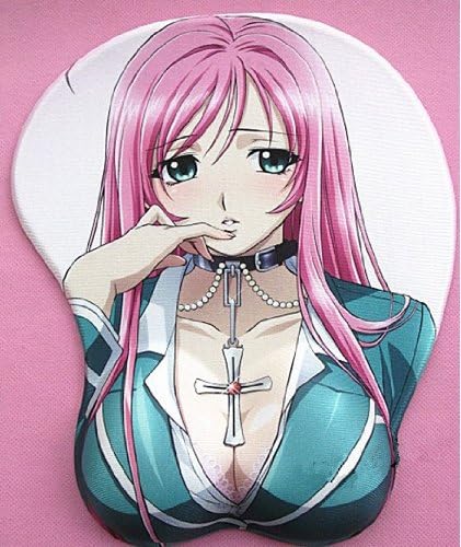 GED Rosario and Vampire Anime Sexy Girl Soft Big Breast 3d Silicon Mouse Pad 06