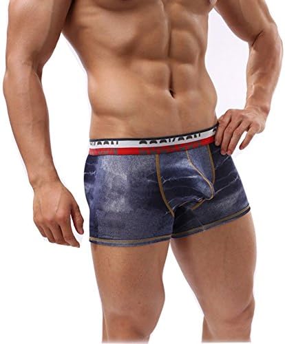 Ninicat Men's Sexy fashion triangle briefs Man style Breathable Boxer Briefs