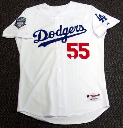Russell Martin Autographed LA Dodgers Jersey UDA #BAK21434