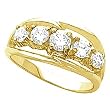 14K Yellow Gold Diamond Ring - 0.50 Ct.