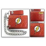 The Flash Red Wallet with Chain