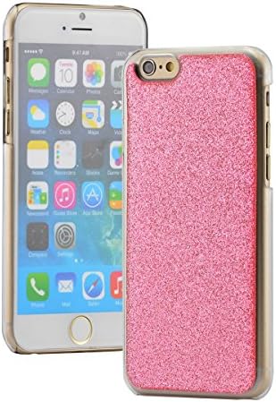 Tttstore Anti-Gravity Candy Color Inside Glitter Bling Selfie Magical Sticky Case for iPhone 6 6s 4.7 (Glitter Pink)