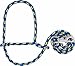 Weaver Leather Poly Rope Sheep Halter with Snap, Blue/Yellow