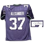 Shaun Alexander Seattle Seahawks Autographed Blue Jersey