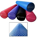 BODYRIP BLUE GRID FOAM MASSAGE ROLLER 90cm PILATES YOGA FITNESS REHAB INJURY [DY-FR-004]
