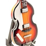 Mini Guitars - Chitarra Replica Hofner Bass The Beatles Paul Mccartney Music Legends Collection