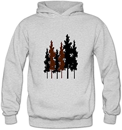 Novelty Custom Made Trees In Forrest2 Longsleeve Sweatshirts Mother 100% Cotton Ash