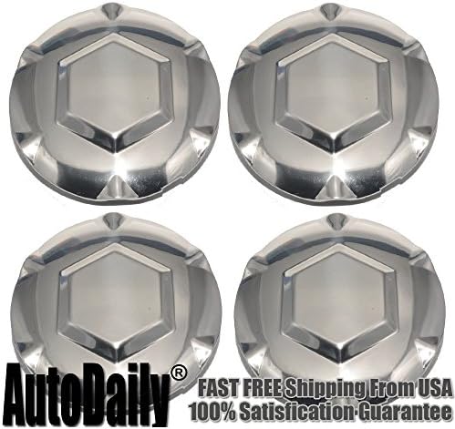 4pcs Polished 2002-2007 GMC Envoy Xl XUV Wheel Hub Center Caps Hubcaps