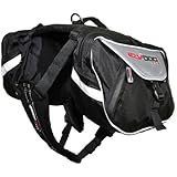 EzyDog Summit Dog Backpack, Medium, Black/Charcoal