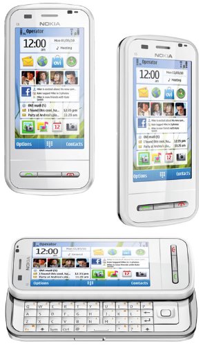 Nokia - C6-00 - Smartphone - GSM/GPRS/HSDPA - Bluetooth - Azerty - GPS - Blanc