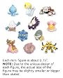 Pokemon Super Encyclopedia Mini Figure Series 09 (1 set of 11 mini ~0.75" figures: Heatran, Electivire, Manaphy, Uxie, Spiritomb, Bronzor, Cherrim, Shieldon, Stunky, Gastrodon [Western type], Snover) (Japanese Imported)