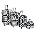 International Traveller Shiny Optical 4-Wheel Drive Four Piece Polycarbonate Set