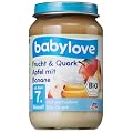 Babylove Frucht & Quark Apfel mit Banane, 6er Pack (6 x 190 g) - Bio