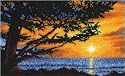 Wonderart Latch Hook Kit 30 Inch X50 Inch -Monterey Sunset