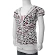 Self Esteem Girls Size 7-16 Safari Print Top Self Esteem Girls Size 7-16 Safari Print Top