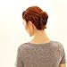 Original HairZing Double Comb - Non-Slip All-Day Hold for Easy UpDos, Ponytails (Silicone, Black)