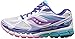 Saucony Women's Guide 8 Running Shoe,White/Twilight/Pink,7.5 M US