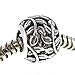 Queenberry Sterling Silver Tree of Love Leaf European Style Bead Charm