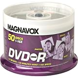 16X Write-once DVD-R Spindle by Magnavox