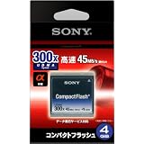 SONY コンパクトフラッシュ 300倍速 4GB 単品 NCFD4G