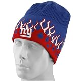 Reebok New York Giants Royal Blue Flame Knit Beanie