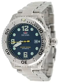 Sicura Men's 300M Automatic Diver Watch #SM606-MN (Blue Dial)