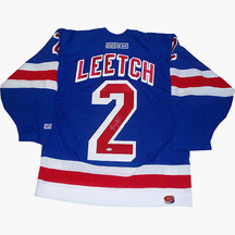 Buy Brian Leetch New York Rangers Autographed Replica CCM NHL Hockey Jersey (Blue) by Steiner Sports Memorabilia