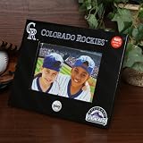 MLB Colorado Rockies 4'' x 6'' Black Talking Picture Frame