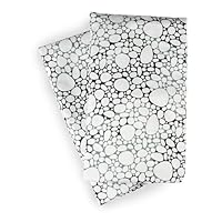 Argington Organic Crib Sheet Set, Fish And Pebbles Print