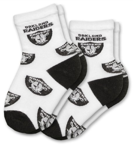 Oakland Raiders Toddler Socks (2-pack)