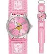 NFL Kids' FF1-MIN Future Star Series Minnesota Vikings Pink Watch