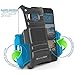 HTC One M9 Case, BUDDIBOX [HSeries] Heavy Duty Swivel Belt Clip Holster with Kickstand Maximal Protection Case for HTC One M9, (Blue)