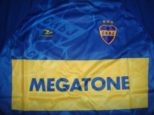 Boca Juniors Home Soccer Jersey Blue Size Large