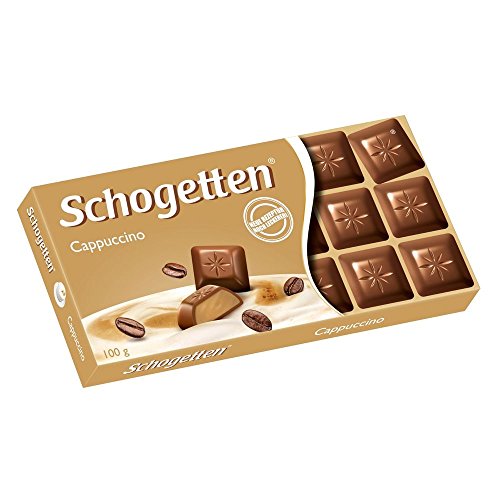Schogetten Milk Chocolate with Cappuccino Filling (Pack of 3)