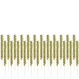Gold Frilly Picks (24 count)