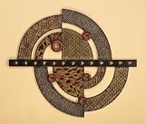 Abstract Metal Wall Art Deco Hanging Sculpture