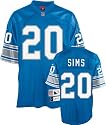 Billy Sims Blue Reebok NFL Premier 1983 Throwback Detroit Lions Jersey