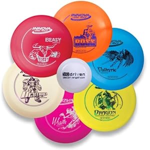 Innova Disc Golf Driver Set - 6 Disc Bundle with FREE Mini Marker Disc (DX - Disc Colors Vary)