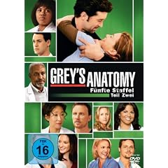 Grey's Anatomy: Die jungen �rzte - F�nfte Staffel, Teil Zwei [4 DVDs]
