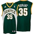 Kevin Durant Seattle Sonics Green Replica Adidas NBA Jersey