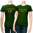 Miami Hurricanes Green Ladies There's Nothing Like.. T-shirt