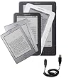 Coiled USB Cable for the Amazon Kindle / DX / Touch / Keyboard (WiFi and 3G) with Power Hot Sync and Charge capabilities - uses Gomadic TipExchange Technology