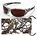 Camouflage Sunglasses Brown Orange White Camo Fishing Hunting Free Micorfiber Bag