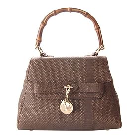 Elaine Turner Women's Erte Glam Sadie Bamboo Structured Satchel 7