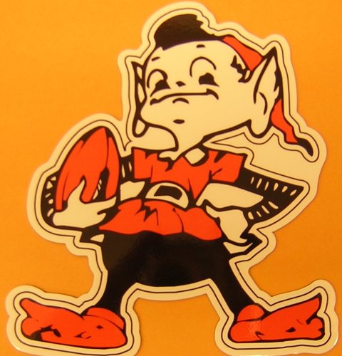 cleveland browns elf logo. Cleveland Browns Brownie Elf