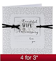 Beautiful Wife Anniversary Card