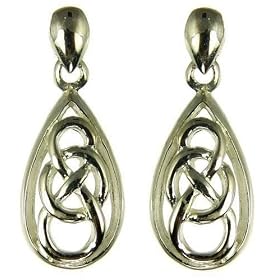 Silver Celtic Knot Earrings