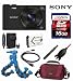Sony DSC-WX300/B + LowePro Case + Flexpod + Battery + Travel Charger + 16GB Deluxe Kit