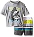 Osh Kosh Baby Boys' Shark Short Sleeve Rash Guard Set